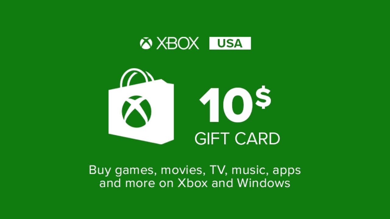 Buy Xbox Gift Card 10$ (Microsoft Store)