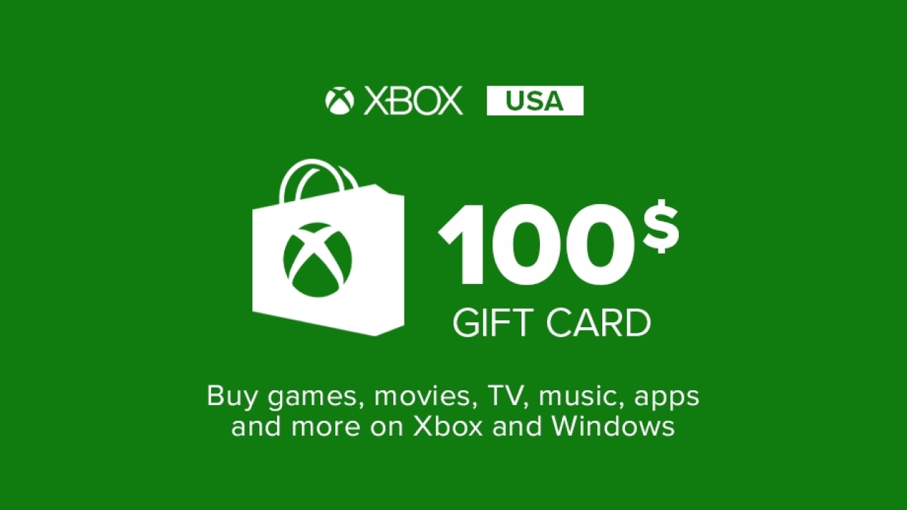 Xbox 【コード通知】Xbox Live Gift Card $100 / プリペイド