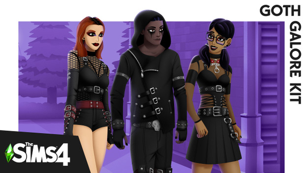 The Sims 4 Goth a Gogo Kit