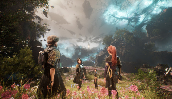 Tela de jogo com personagens