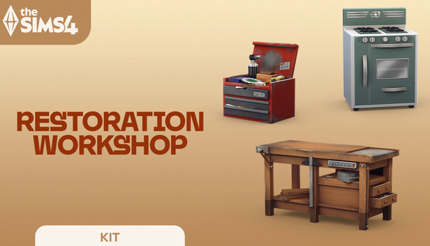 Die Sims 4 Restaurations-Werkstatt-Set