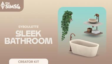 The Sims 4 Sleek Bathroom Kit