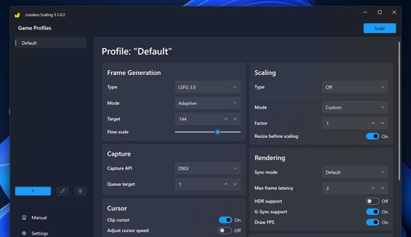 Lossless Scaling screenshot 1