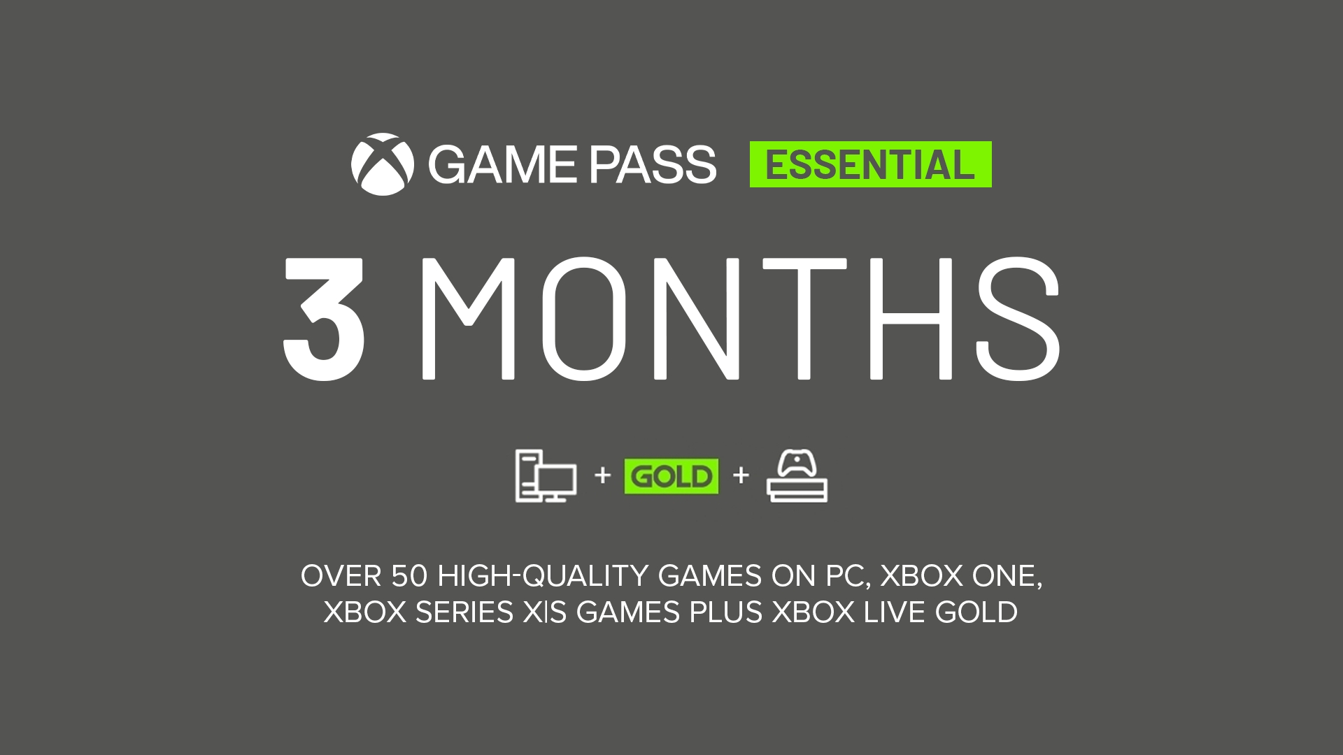 Xbox Game Pass Essential 3 Meses (Microsoft Store)