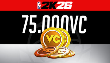 Pack de 75,000 em Moeda Virtual para a NBA 2K26