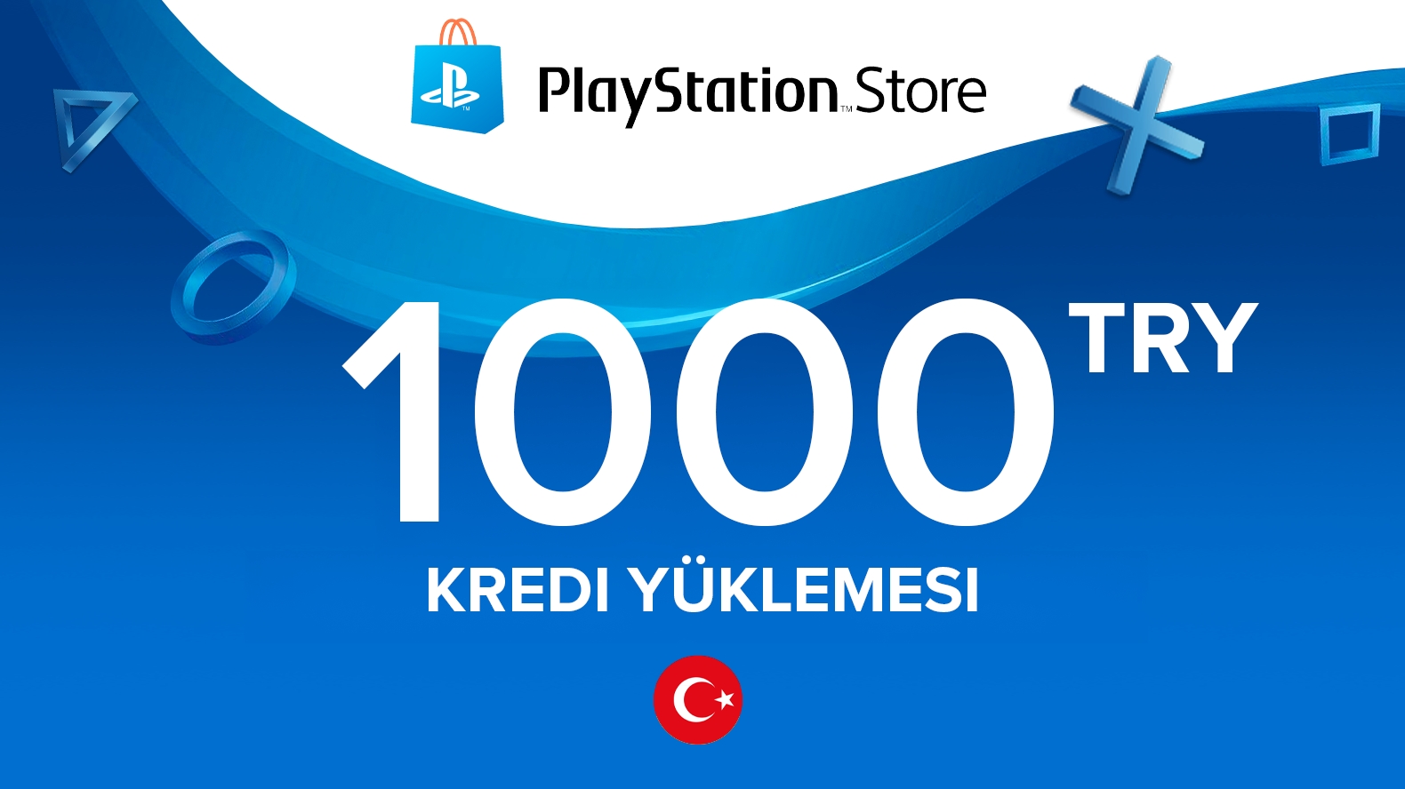 Buy PlayStation Store gift card 1000 TRY - Turkey