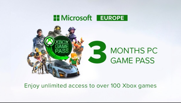 Xbox Game Pass 3 Måneder