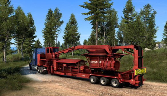 American Truck Simulator - Forest Machinery screenshot 1