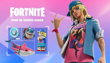 Pack de Surfeo shaka de Fortnite + 600 V-Bucks