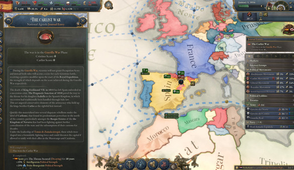 Victoria 3: Iberian Twilight - Immersion Pack screenshot 1