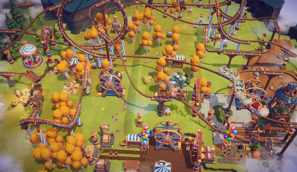 Oddsparks: An Automation Adventure - Coaster Rush screenshot 1