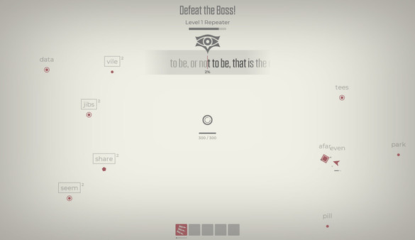 Glyphica: Typing Survival screenshot 1