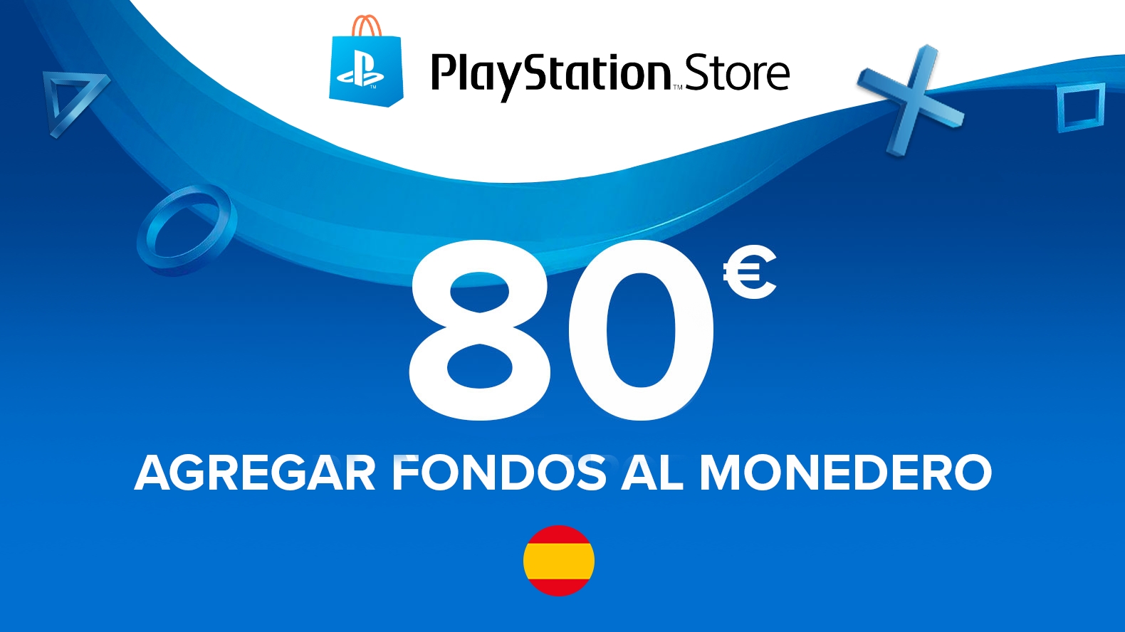 Buy PlayStation Store gift card 80€ - Spain