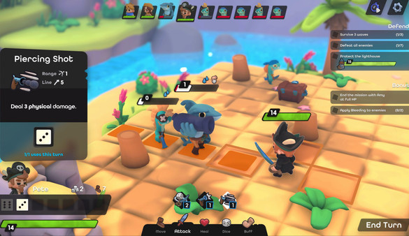 Dobbel Dungeon screenshot 1