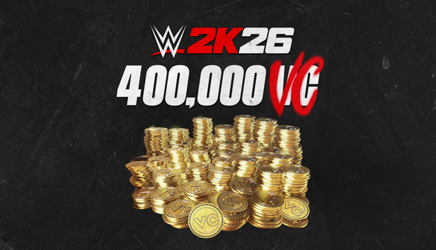 Pacote com 400.000 moedas virtuais do WWE 2K26