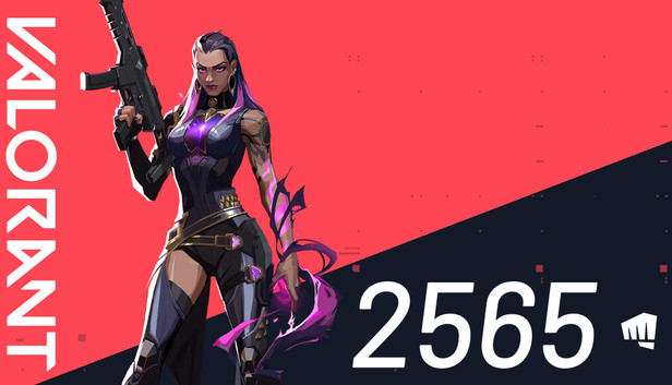 Valorant 25 USD - 2565 Riot Points