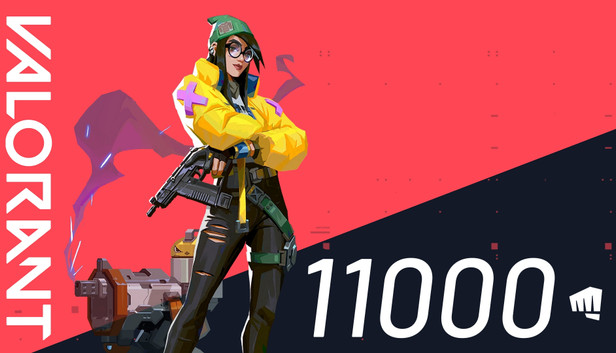 Valorant 100 USD - 11000 Riot Points