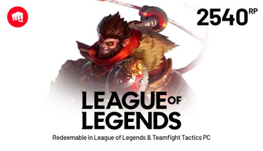 League of Legends 20 USD - 2540 Riot Points