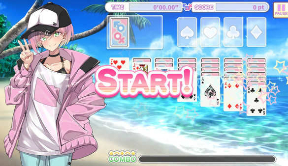 Otoko Cross: Pretty Boys Klondike Solitaire screenshot 1