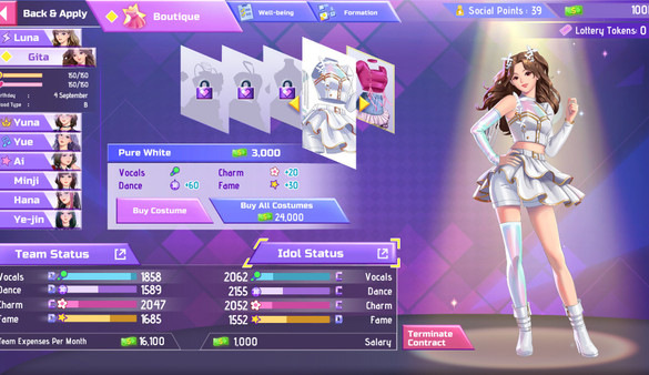 K-pop Idol Stories: Road to Debut screenshot 1