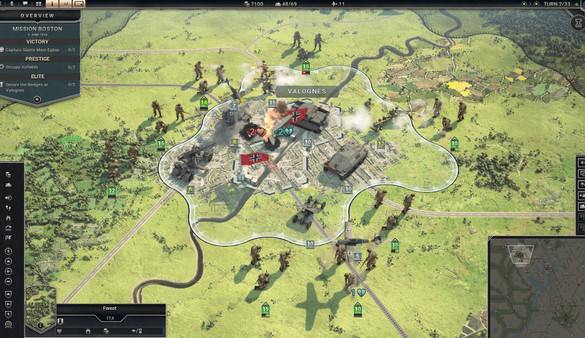 Panzer Corps 2: Elite - All American screenshot 1