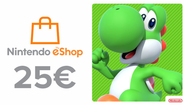 Carte Nintendo eShop 25€