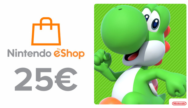 Eshop Nintendo Buy 25€ Card eShop Nintendo