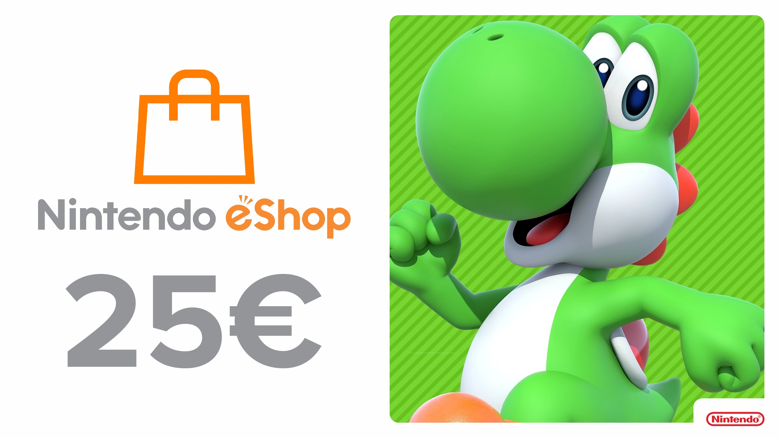 Mindst Nikke Rejse Køb Nintendo eShop Kort 25€ Nintendo Eshop