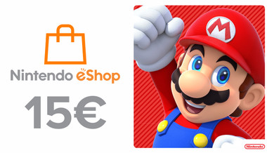 Carte Nintendo eShop, Carte prépayée Nintendo eShop dès 15 €