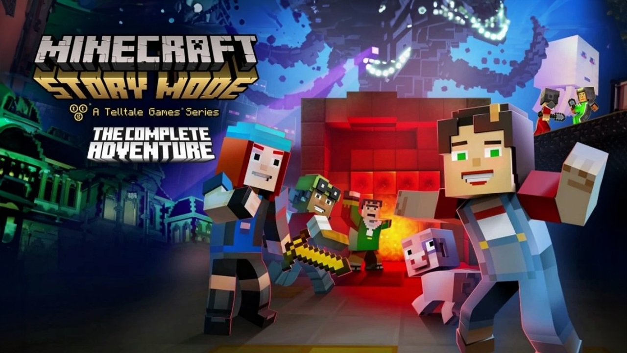 Story mode. Minecraft story Mode Оливия. Minecraft story Mode Nintendo Switch. Игра Minecraft story Mode the complete Adventure. Minecraft story Mode обложка игры.