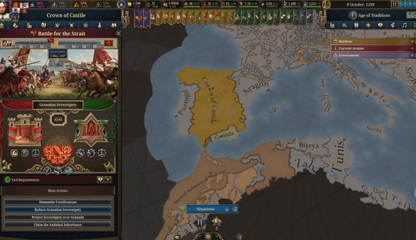 Europa Universalis V: Across the Pillars screenshot 1