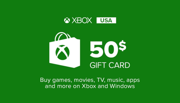 Tarjeta Regalo Xbox 50$ Store