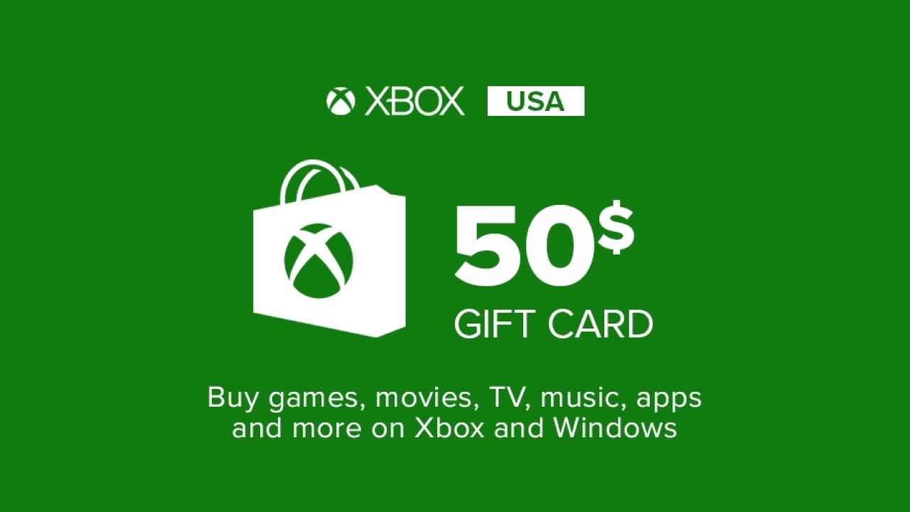 Buy Xbox Gift Card 50$ Microsoft Store