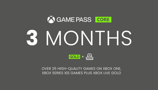 Xbox Live Gold 3 Monate Mitgliedschaft