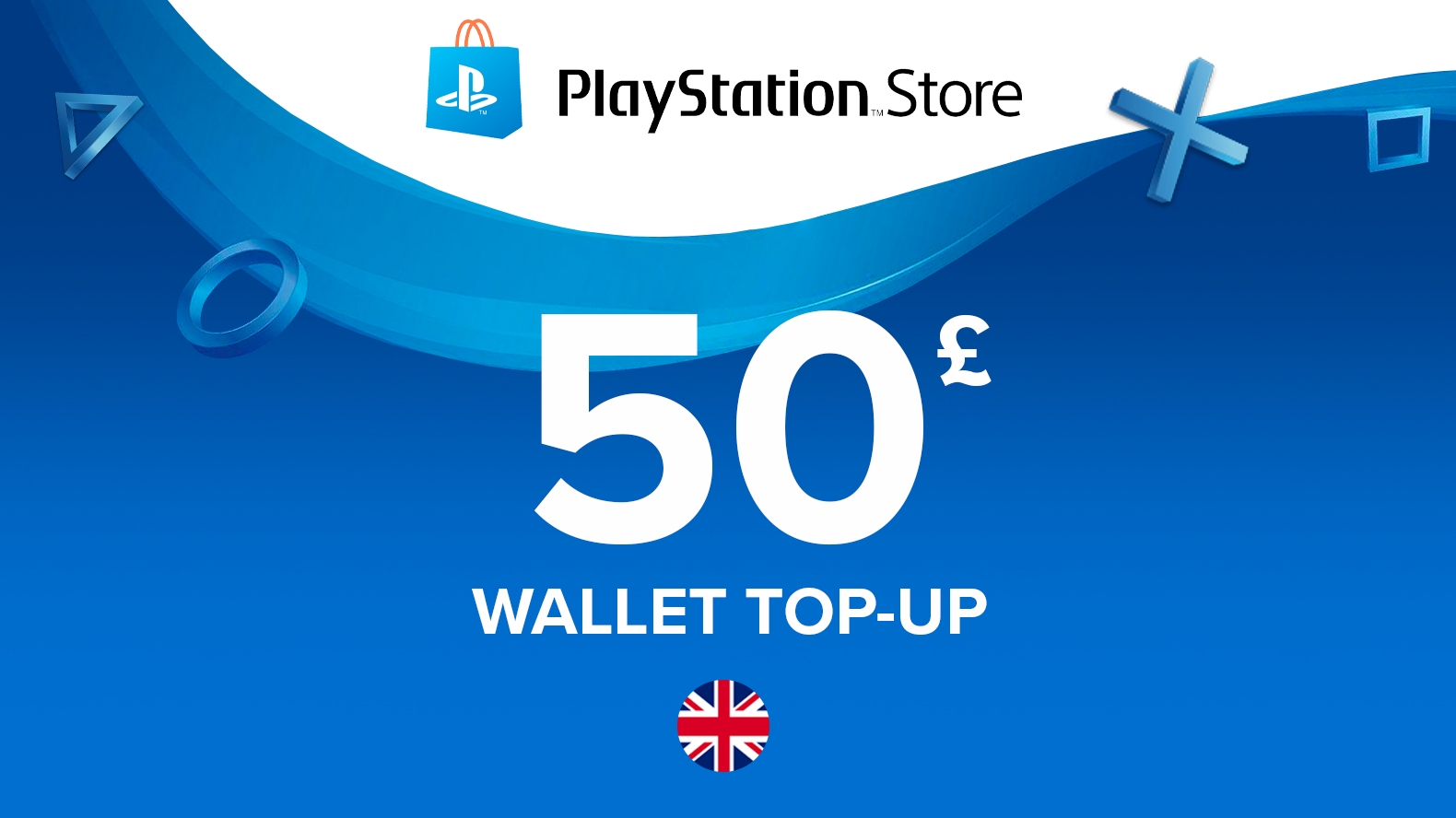 Buy PlayStation Store gift card 50£ PlayStation Store