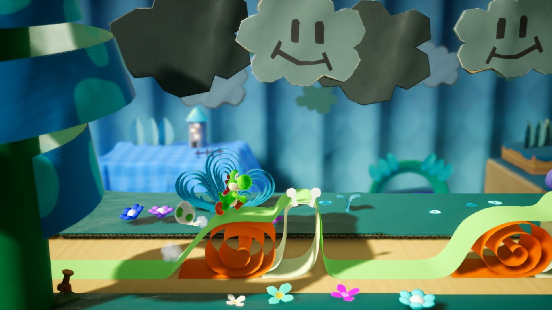 Game Yoshi's Crafting World Yoshi's Crafted World Video Game
