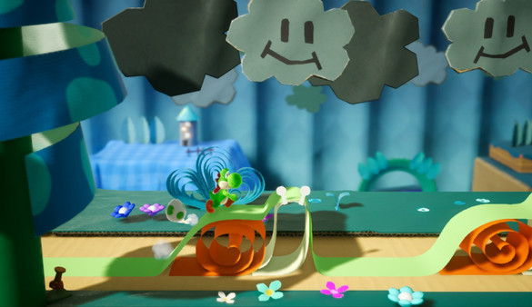Yoshi's Crafted World screenshot 1