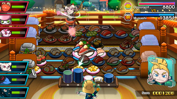 Sushi Striker: The Way Of Sushido screenshot 1