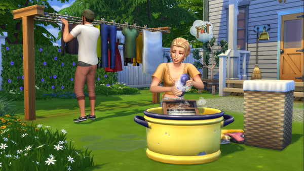 Les Sims 4 Kit d'Objets Jour de lessive screenshot 1