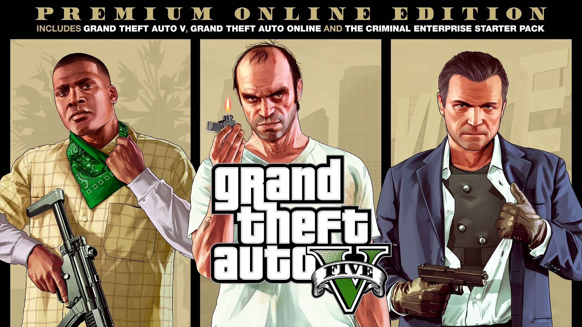 Comprar Grand Theft Auto V: Premium Online Edition Rockstar