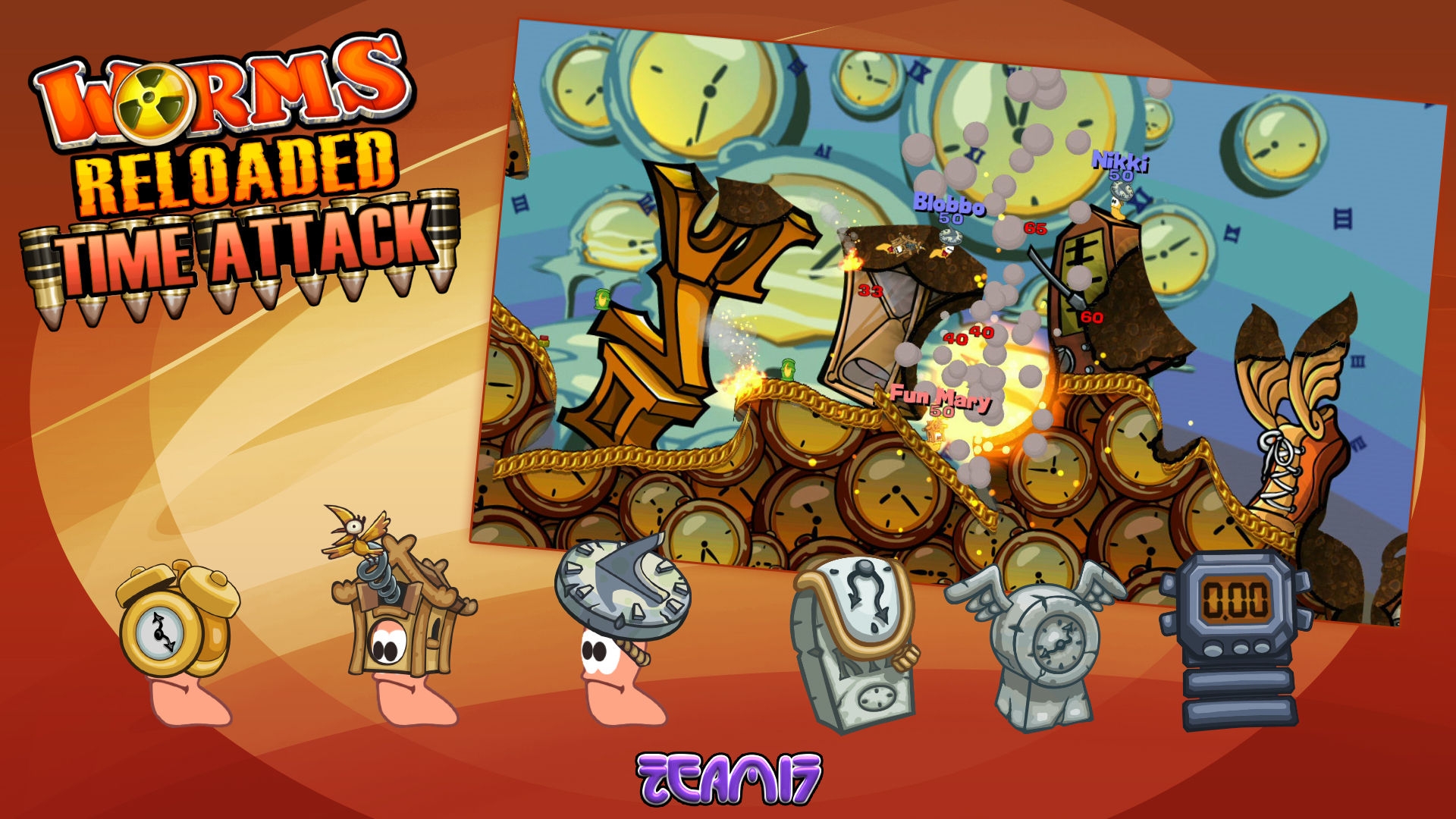 Купить Worms Reloaded: Time Attack Pack Steam