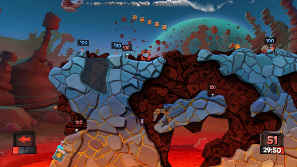 Worms Revolution: Mars Pack screenshot 1