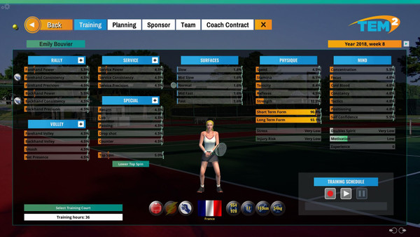 Tennis Elbow Manager 2 screenshot 1