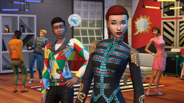 Les Sims 4 Moschino Kit d'Objets screenshot 1