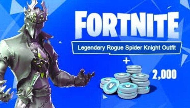 Fortnite Legendary Rogue Spider Knight Outfit + 2000 V-Bucks