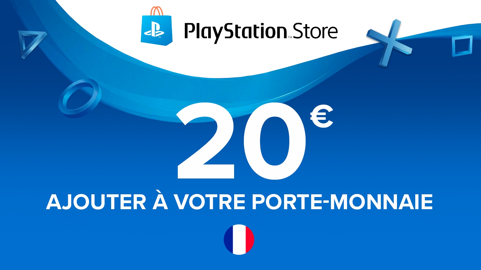 Buy PlayStation Store gift card 20€ - France
