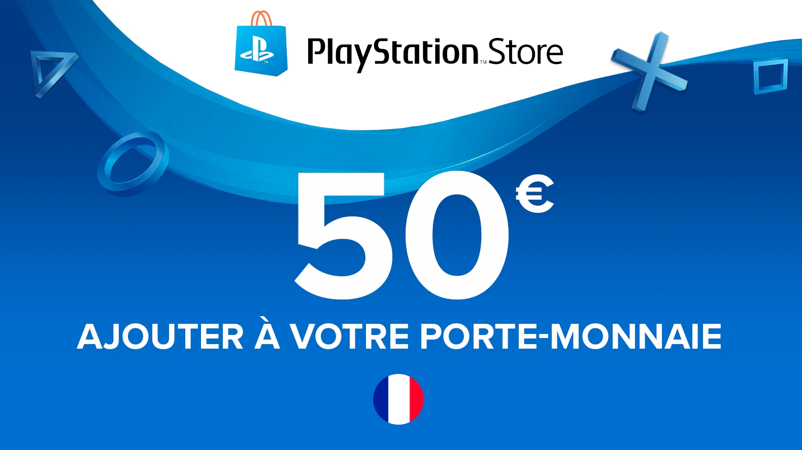 Buy PlayStation Store gift card 50€ - France