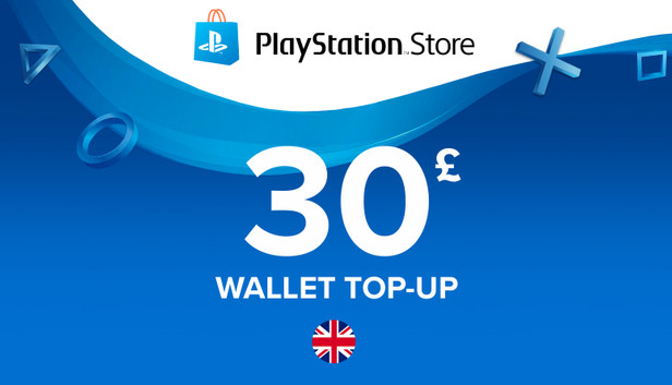 Tarjeta regalo de PlayStation Store 30£