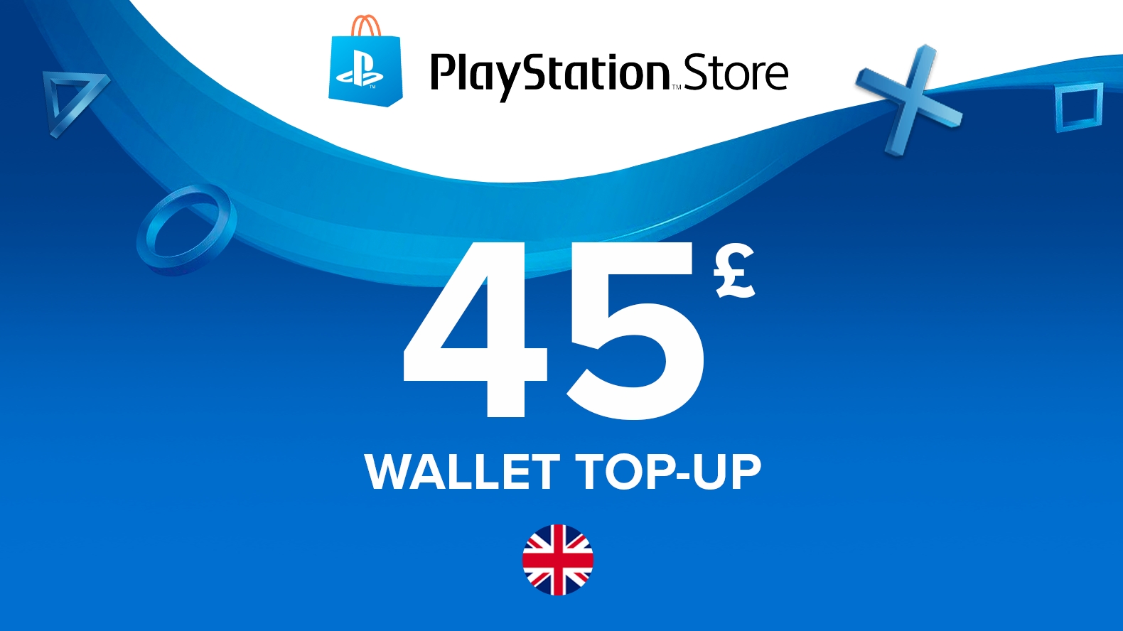 Buy PlayStation Store gift card 45£