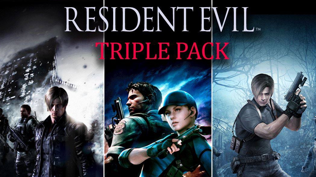 Pack Triplé gagnant - Resident Evil 4 + 5 + 6 + les DLC sur PS4  (Dématérialisé) –
